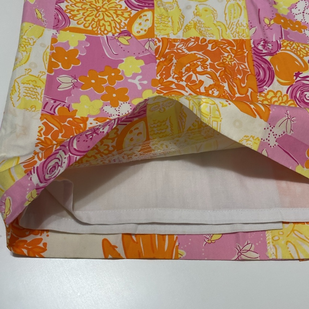 Vintage Lily Pulitzer Strapless Patchwork Dress - Picture 13 of 14